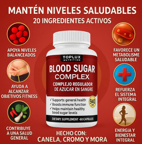 Blood Sugar Complex - 20 Vitaminas y Minerales T